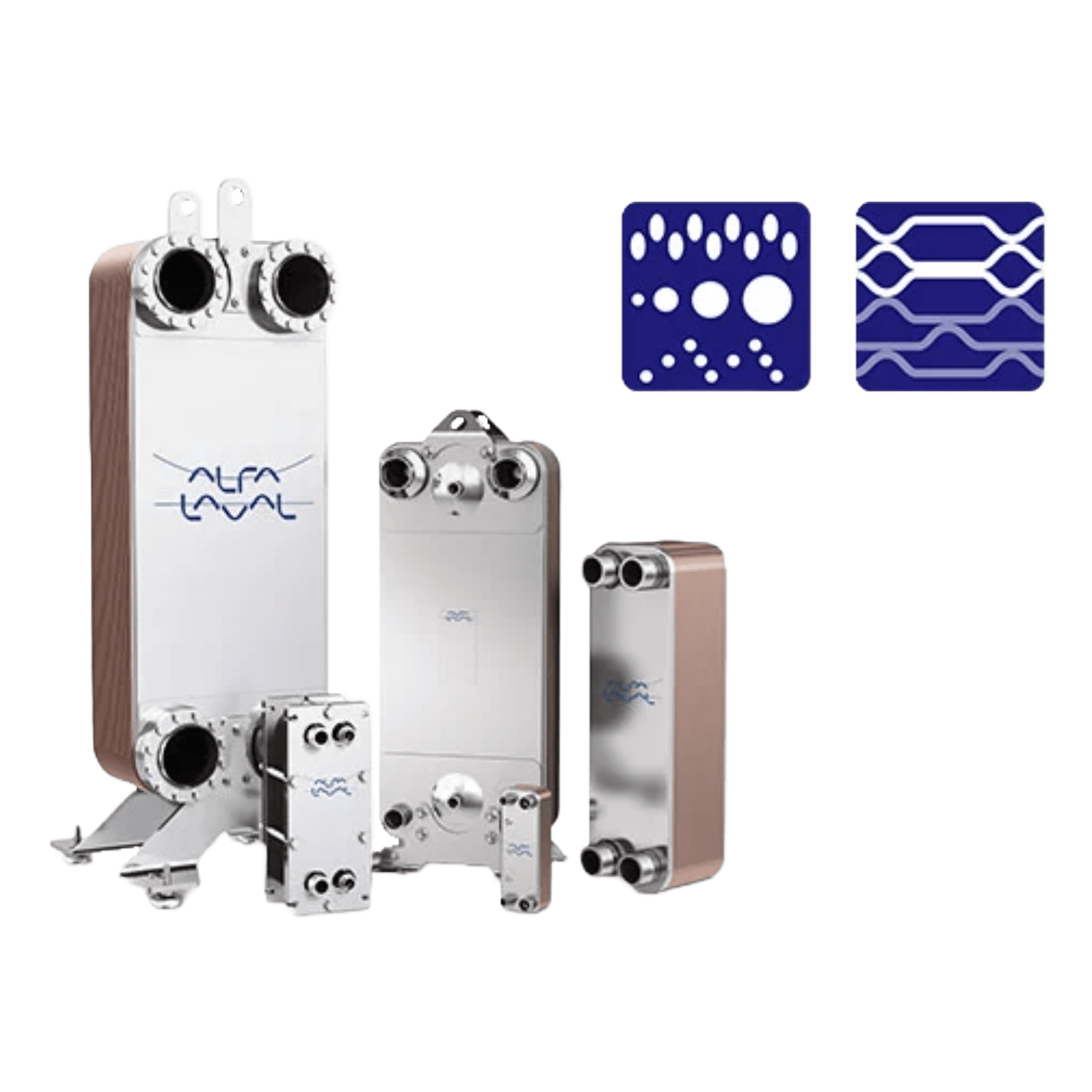Alfa Laval liquid to liquid brazed heat exchangers